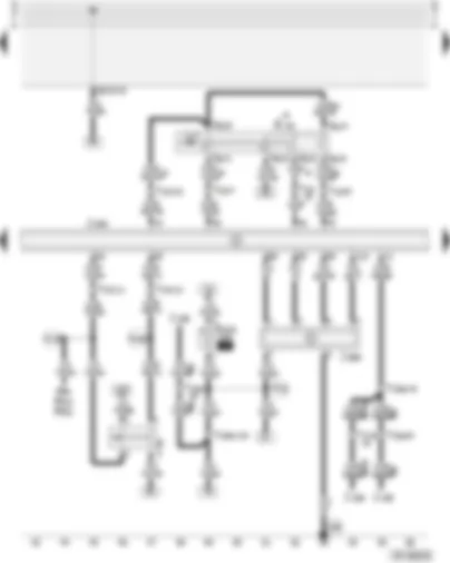 Wiring Diagram  AUDI A4 2002 - Diesel direct injection system control unit - injection pump control unit - cruise control system switch - brake light switch