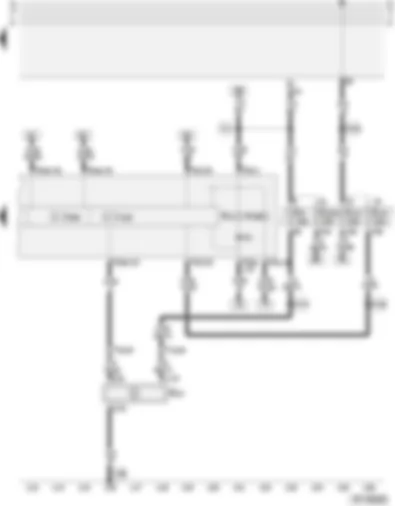 Wiring Diagram  AUDI A4 2002 - Combi-processor in dash panel insert - oil level sender - glow period warning lamp - alternator warning lamp