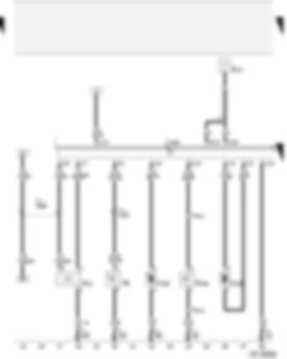 Wiring Diagram  AUDI A4 2001 - Convenience system central control unit - rear lid and tank filler flap release