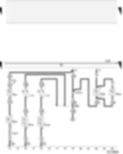 Wiring Diagram  AUDI A4 2001 - Convenience system central control unit - luggage compartment lights - glove box light - illuminated vanity mirrors