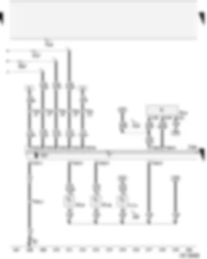 Wiring Diagram  AUDI A4 2001 - Rear right door control unit - rear right electric window - rear right door illumination