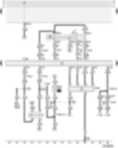 Wiring Diagram  AUDI A4 2001 - Diesel direct injection system control unit - injection pump control unit - cruise control system switch - brake light switch