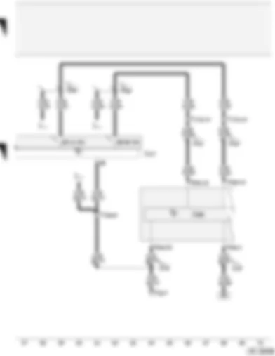 Wiring Diagram  AUDI A4 2001 - Automatic gearbox control unit - dash panel insert
