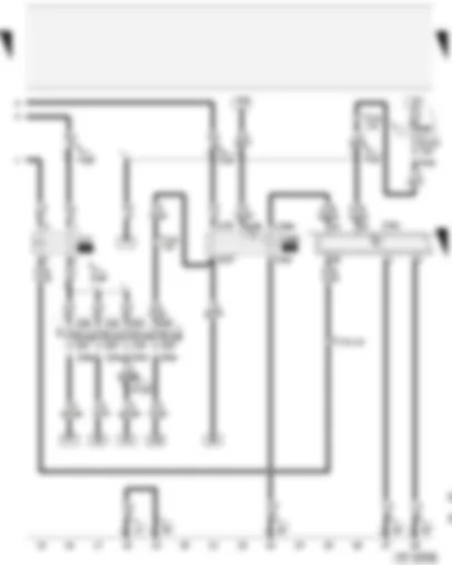 Wiring Diagram  AUDI A4 2001 - Simos control unit - current supply relay for Simos control unit - fuel pump relay - fuses