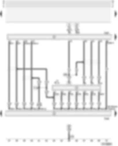 Wiring Diagram  AUDI A4 2002 - Telephone/telematics control unit - control unit for voice control - fax unit