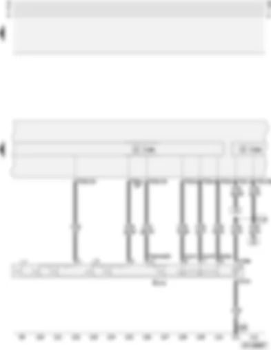 Wiring Diagram  AUDI A4 2002 - Function selection switch II - auto-check system