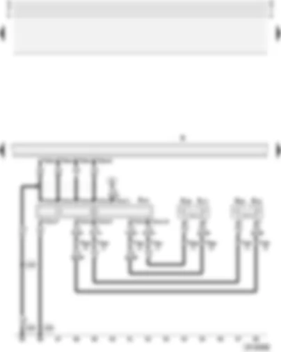 Wiring Diagram  AUDI A4 2001 - Radio - active loudspeakers (Avant models)