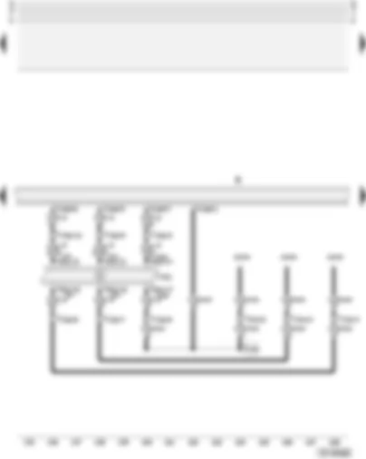 Wiring Diagram  AUDI A4 2001 - Radio - navigation system control unit