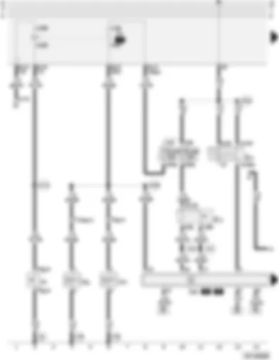 Wiring Diagram  AUDI A4 2000 - Alarm system control unit - high tone horn - low tone horn