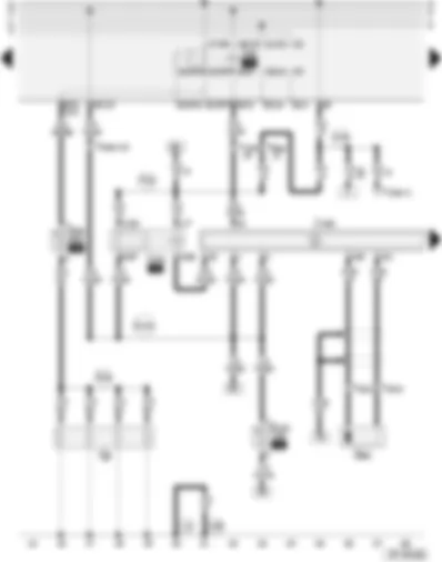 Wiring Diagram  AUDI A4 2002 - Diesel direct injection system control unit - diesel direct injection system relay - glow plugs