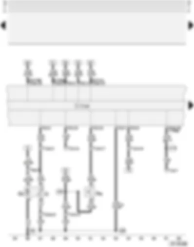 Wiring Diagram  AUDI A4 2000 - Dash panel insert - coolant shortage indicator switch - fuel gauge sender - fuel pump - diagnostic connector