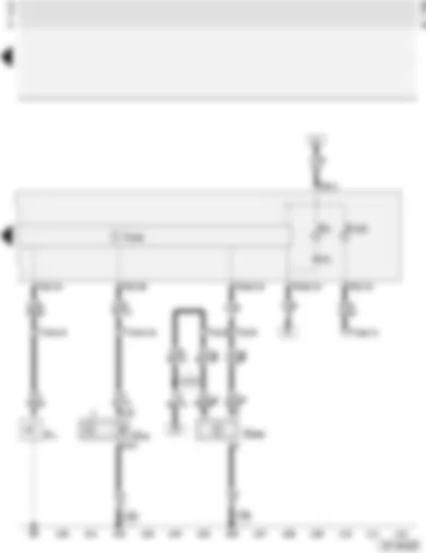 Wiring Diagram  AUDI A4 2002 - Dash panel insert - warning lamps - speedometer sender - oil pressure switch - oil level/oil temperature sender