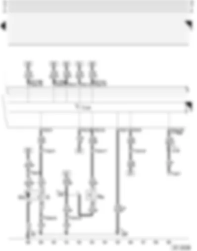 Wiring Diagram  AUDI A4 2002 - Dash panel insert - coolant shortage indicator switch - fuel gauge sender - fuel pump - diagnostic connector