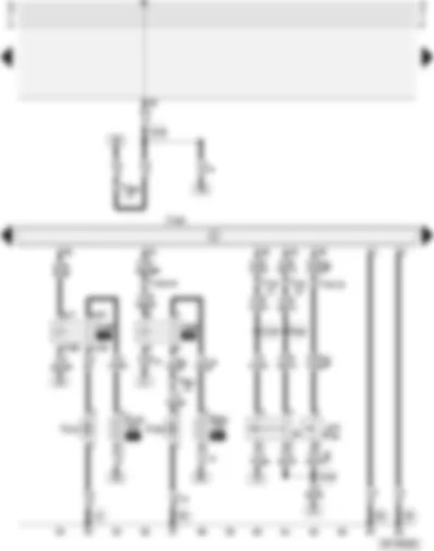 Wiring Diagram  AUDI A4 2002 - Motronic control unit - brake light switch - clutch pedal switch - secondary air pump motor