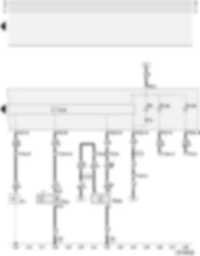 Wiring Diagram  AUDI A4 2002 - Dash panel insert - warning lamps - speedometer sender - oil pressure switch - oil level/oil temperature sender