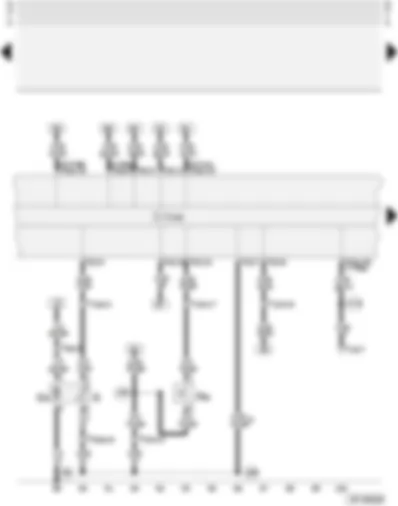 Wiring Diagram  AUDI A4 2002 - Dash panel insert - coolant shortage indicator switch - fuel gauge sender - fuel pump - diagnostic connector