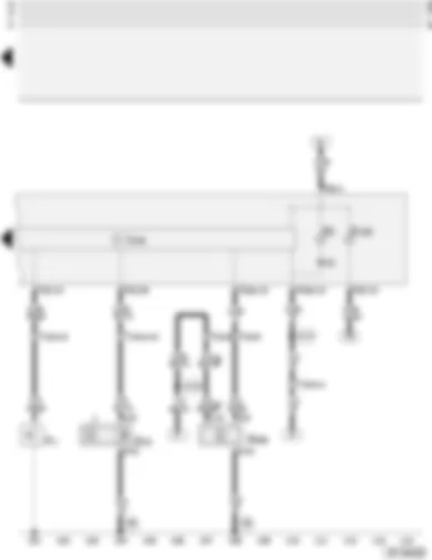 Wiring Diagram  AUDI A4 2002 - Dash panel insert - warning lamps - speedometer sender - oil pressure switch - oil level/oil temperature sender