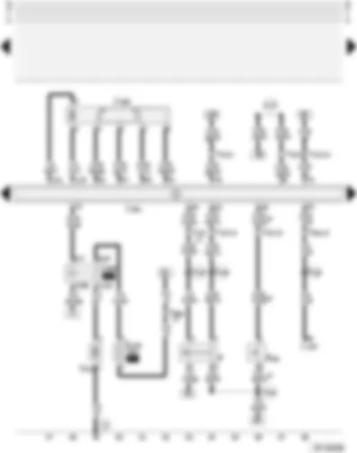 Wiring Diagram  AUDI A4 2002 - Simos control unit - brake light switch - throttle valve control unit - clutch pedal switch - secondary air pump motor