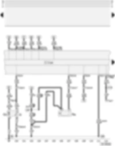 Wiring Diagram  AUDI A4 2002 - Dash panel insert - coolant shortage indicator switch - fuel gauge sender - fuel pump - diagnostic connector