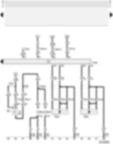 Wiring Diagram  AUDI A4 2002 - Diesel direct injection system control unit - reversing light switch - engine speed sender