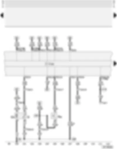 Wiring Diagram  AUDI A4 2002 - Dash panel insert - coolant shortage indicator switch - fuel gauge sender - fuel pump - diagnostic connector