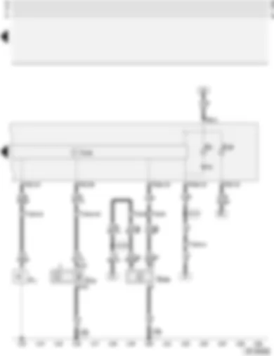 Wiring Diagram  AUDI A4 2002 - Dash panel insert - warning lamps - speedometer sender - oil pressure switch - oil level/oil temperature sender