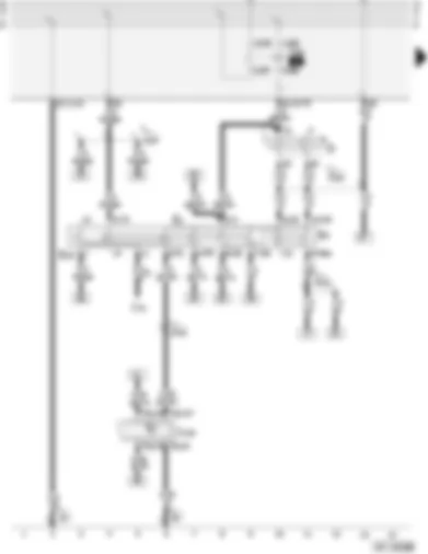 Wiring Diagram  AUDI A4 2000 - Daytime driving lights with fog lights and rear fog light