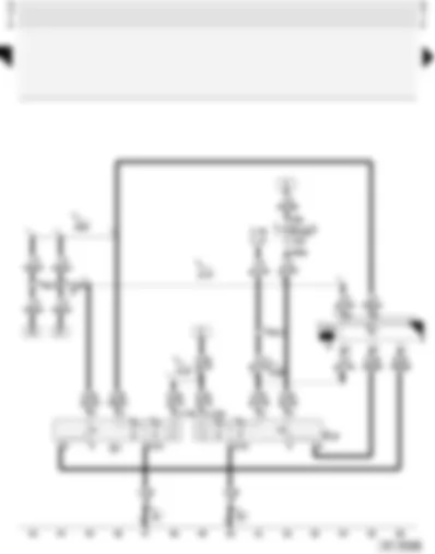Wiring Diagram  AUDI A4 2002 - Daytime driving lights with fog lights and rear fog light