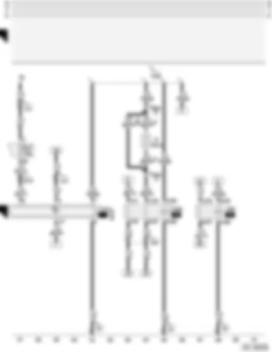Wiring Diagram  AUDI A4 2002 - Daytime driving lights with fog lights and rear fog light