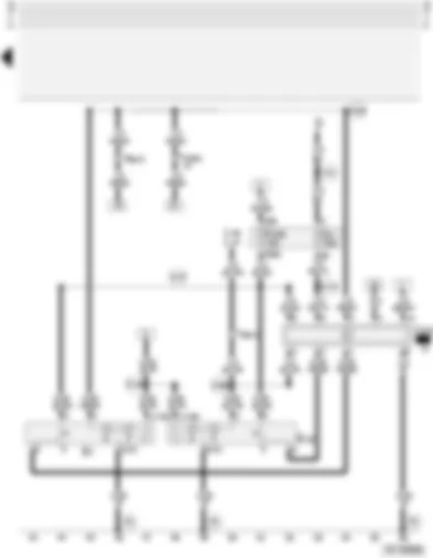Wiring Diagram  AUDI A4 2002 - Daytime driving lights with fog lights and rear fog light