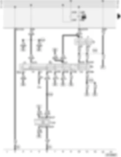 Wiring Diagram  AUDI A4 2000 - Daytime driving lights with fog lights and rear fog light