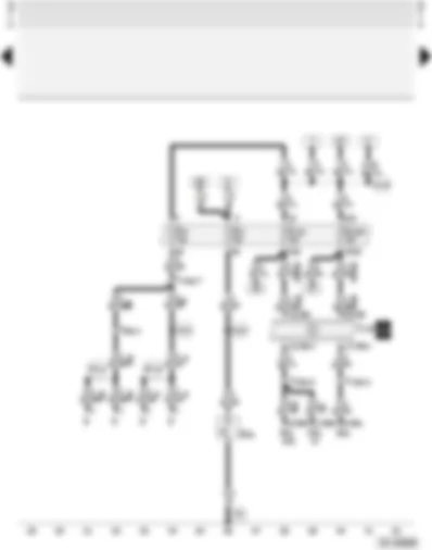 Wiring Diagram  AUDI A4 2002 - Daytime driving lights with fog lights and rear fog light