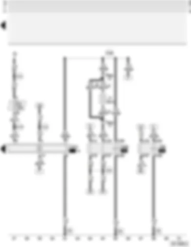 Wiring Diagram  AUDI A4 2002 - Daytime driving lights with fog lights and rear fog light