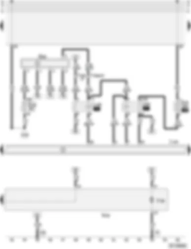 Wiring Diagram  AUDI A4 2002 - Fuses - steering angle sender - ABS relay - ABS with EDL control unit