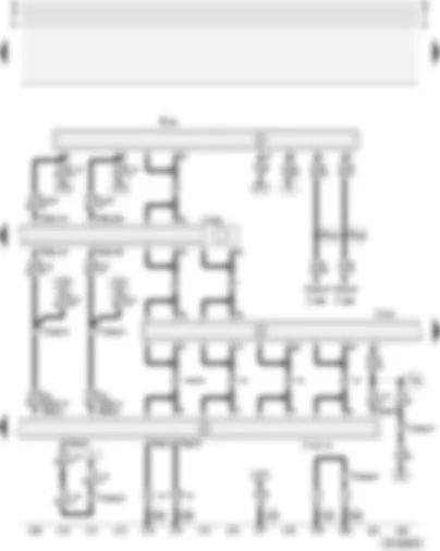 Wiring Diagram  AUDI A4 2002 - Navigation operating electronics control unit - navigation interface - navigation/TV tuner - aerial selection control unit