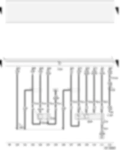 Wiring Diagram  AUDI A4 2002 - Lambda probes - Motronic control unit