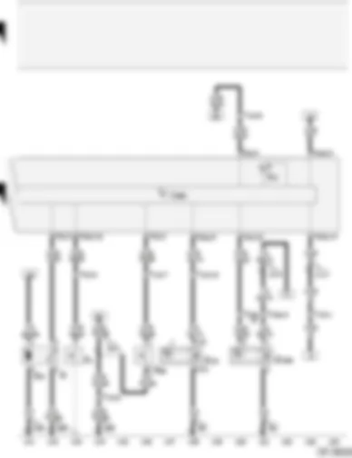 Wiring Diagram  AUDI A4 2002 - Control unit with display in dash panel insert