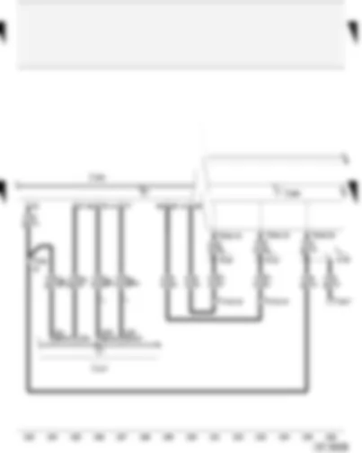 Wiring Diagram  AUDI A4 2002 - Motronic control unit - automatic gearbox control unit - data bus wire