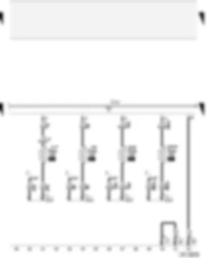 Wiring Diagram  AUDI A4 2002 - Automatic gearbox control unit - automatic gearbox fuse (for ATF pump run-on)