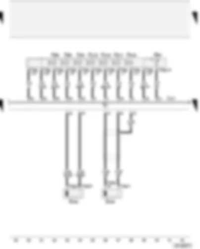 Wiring Diagram  AUDI A4 2004 - Automatic gearbox control unit - solenoid valves
