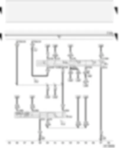 Wiring Diagram  AUDI A4 2003 - Light switch - headlight range control regulator - onboard power supply control unit