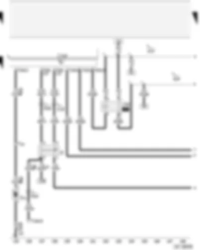 Wiring Diagram  AUDI A4 2002 - Brake light switch - X contact relief relay - headlight washer system pump - onboard power supply control unit