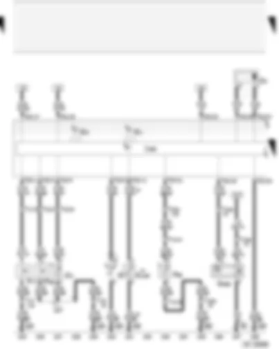Wiring Diagram  AUDI A4 2002 - Fuel gauge sender - ambient temperature switch - oil level/oil temperature sender - coolant temperature sender - coolant shortage indicator switch