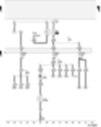 Wiring Diagram  AUDI A4 2002 - Weapons storage box - fuses