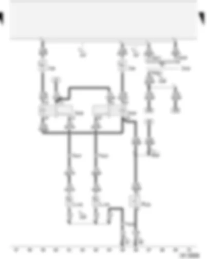 Wiring Diagram  AUDI A4 2002 - Fuses - two-way radio - sockets