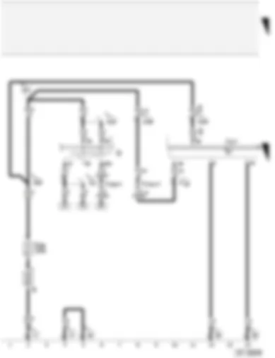 Wiring Diagram  AUDI A4 2001 - Voltage supply