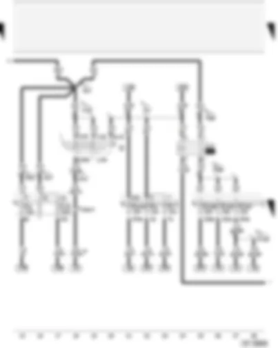 Wiring Diagram  AUDI A4 2002 - Fuel pump relay - ignition/starter switch - fuses