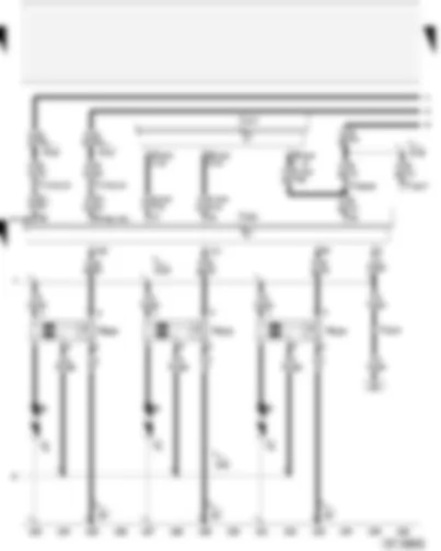 Wiring Diagram  AUDI A4 2002 - Motronic control unit - ignition coils