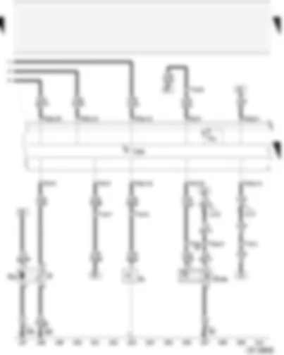 Wiring Diagram  AUDI A4 2002 - Control unit with display in dash panel insert - oil pressure switch - fuel pump - oil level/oil temperature sender