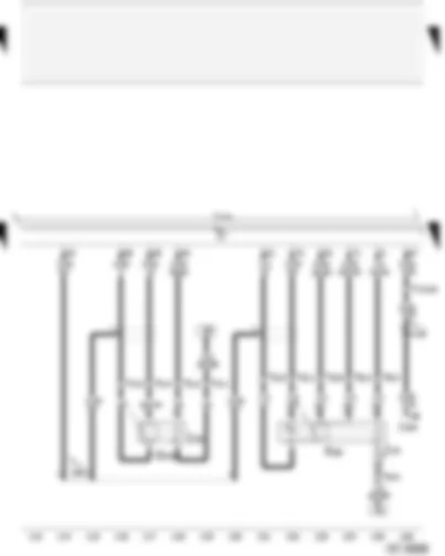 Wiring Diagram  AUDI A4 2002 - Motronic control unit - lambda probes